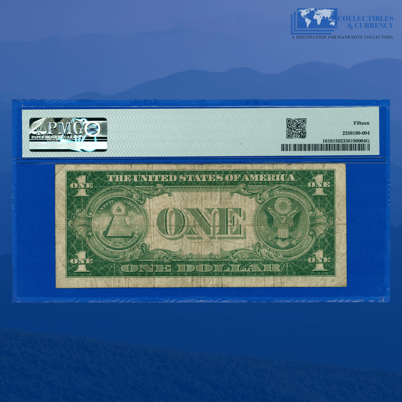 Fr.1610 1935A $1 One Dollar Silver Certificate "S" Experimental, PMG 15