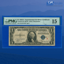 Fr.1610 1935A $1 One Dollar Silver Certificate "S" Experimental, PMG 15