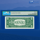 Fr.1621 1957B $1 One Dollars Silver Certificate, PMG Superb GEM 67 EPQ