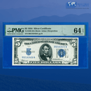 Fr.1650 1934 $5 Five Dollars Silver Certificate, B/A Block, PMG 64 EPQ