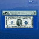 Fr.1650 1934 $5 Five Dollars Silver Certificate, B/A Block, PMG 64 EPQ