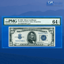 Fr.1650 1934 $5 Five Dollars Silver Certificate, PMG 64 EPQ