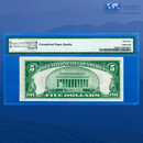 Fr.1650 1934 $5 Five Dollars Silver Certificate, PMG 64 EPQ