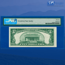 Fr.1652 1934B $5 Five Dollars Silver Certificate, PMG 64 EPQ