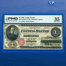 Fr.17a 1862 $1 One Dollar Legal Tender Note, PMG 35 Comment