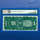 Fr.18 1869 $1 One Dollar "RAINBOW" Legal Tender Note, PMG 58 EPQ