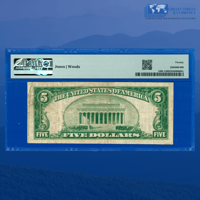 Fr.1800-1 1929 $5 National Bank Of BALTIMORE, MD Charter