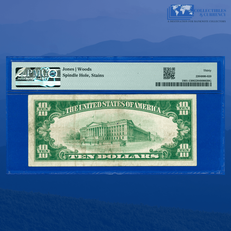 Fr.1801-1 1929 $10 Chelsea National Bank Of ATLANTIC CITY, NJ Charter