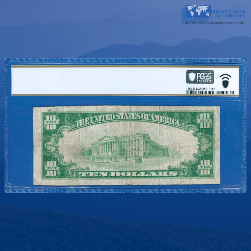 Fr.1801-1 1929 $10 PEOPLES National Bank Of ROCHESTER, PA, Charter