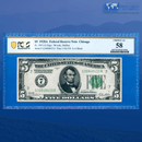 Fr.1951-G 1928A $5 Five Dollars FRN Chicago, PCGS 58