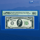Fr.2004-D 1934 $10 Ten Dollars FRN Chicago, PMG 64 EPQ
