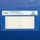 Fr.2028-F 1988A $10 FRN Atlanta, MISSING BACK PRINTING ERROR, PCGS 64