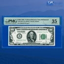 Fr.2150-E 1928 $100 One Hundred Dollars FRN Richmond, Numerical Seal, PMG 35