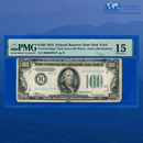 Fr.2152-B* 1934 $100 One Hundred Dollars FRN New York Star Note, PMG 15 Comment