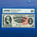 Fr.217 1886 $1 One Dollar Silver Certificate "MARTHA", PMG 40 EPQ