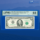 Fr.2173-K 1990 $100 One Hundred Dollars Federal Reserve Note Dallas, PMG 64 EPQ