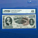 Fr.219 1886 $1 One Dollar Silver Certificate "MARTHA", PMG 45