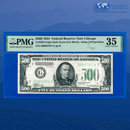 Fr.2201-G 1934 $500 Five Hundred Dollars FRN Chicago, PMG 35