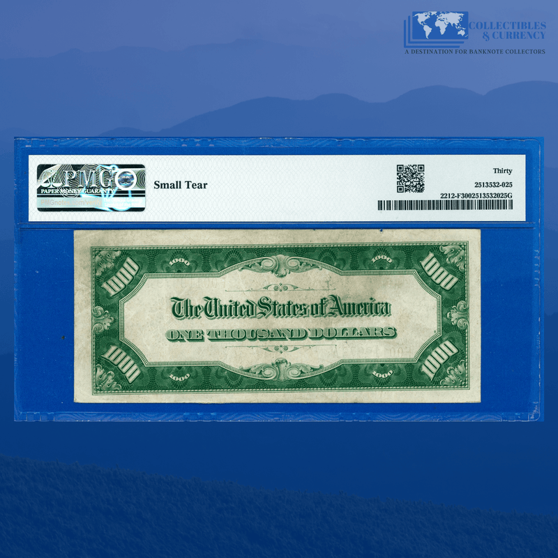 Fr.2212-F 1934A $1000 One Thousand Dollars FRN Atlanta, PMG 30 Comment