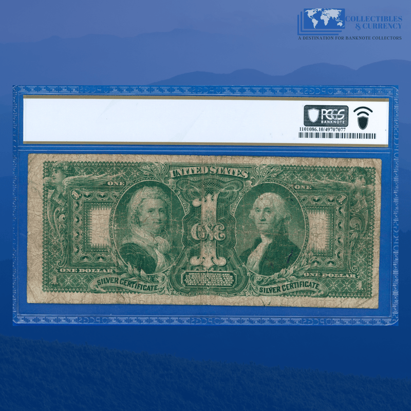 Fr.224 1896 $1 One Dollar Silver Certificate "EDUCATIONAL NOTE", PCGS 10