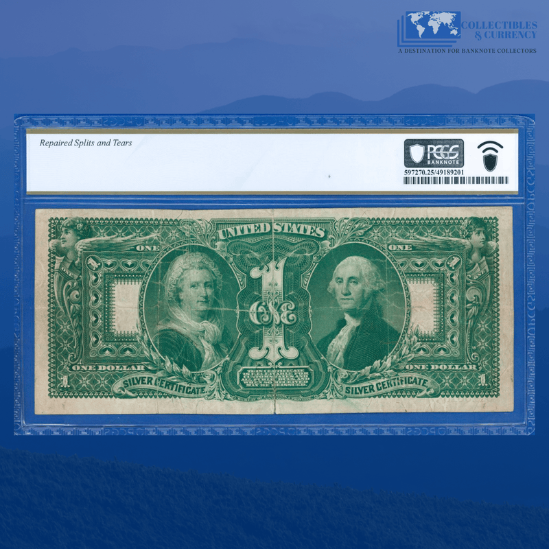 Fr.224 1896 $1 One Dollar Silver Certificate "EDUCATIONAL NOTE", PCGS 25 Comment