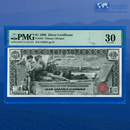 Fr.224 1896 $1 One Dollar Silver Certificate "EDUCATIONAL NOTE", PMG 30