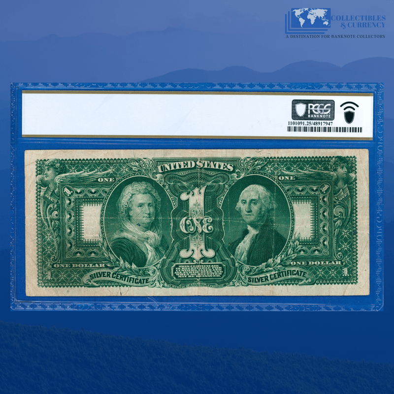 Fr.225 1896 $1 One Dollar Silver Certificate "EDUCATIONAL NOTE", PCGS 25