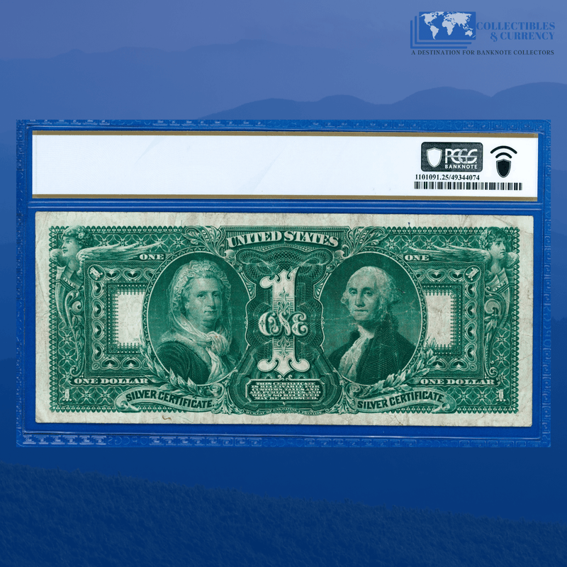 Fr.225 1896 $1 One Dollar Silver Certificate "EDUCATIONAL NOTE", PCGS 25