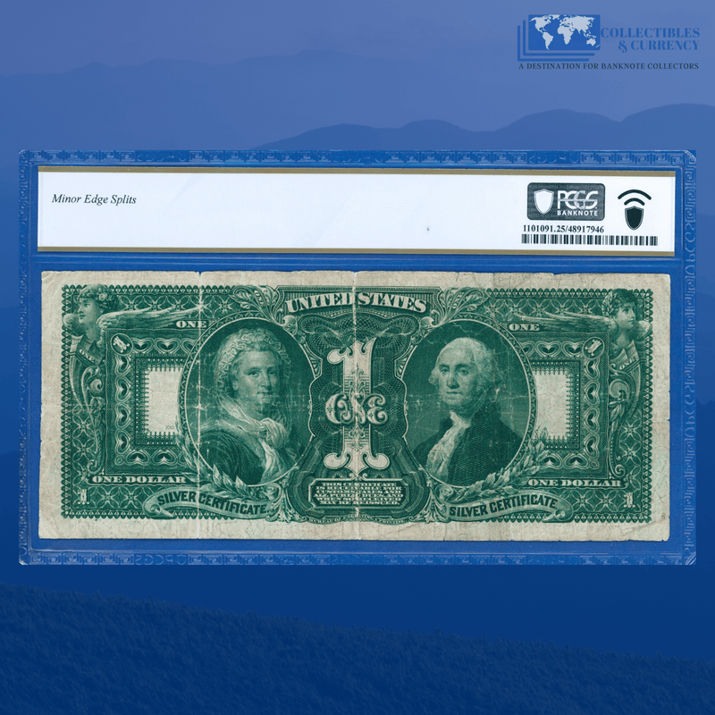 Fr.225 1896 $1 One Dollar Silver Certificate "EDUCATIONAL NOTE", PCGS 25 Comment