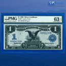 Fr.227 1899 $1 One Dollar Silver Certificate "BLACK EAGLE", PMG 63 EPQ
