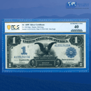 Fr.230 1899 $1 One Dollar Silver Certificate "BLACK EAGLE", PCGS 40