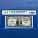Fr.2306 1935A $1 Silver Certificate Yellow Seal "North Africa", PCGS 62 PPQ