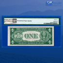 Fr.2306 1935A $1 Silver Certificate Yellow Seal "North Africa", PMG 55 EPQ
