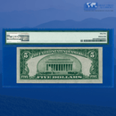 Fr.2307 1934A $5 Five Dollars Silver Certificate Yellow Seal "North Africa", PMG 55