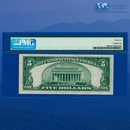 Fr.2307 1934A $5 Five Dollars Silver Certificate Yellow Seal "North Africa", PMG 55