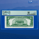 Fr.2307 1934A $5 Silver Certificate Yellow Seal "North Africa", PMG 30