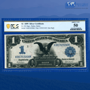 Fr.232 1899 $1 One Dollar Silver Certificate "BLACK EAGLE", PCGS 50