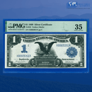Fr.233 1899 $1 One Dollar Silver Certificate "BLACK EAGLE", PMG 35