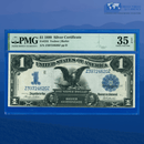 Fr.233 1899 $1 One Dollar Silver Certificate "BLACK EAGLE", PMG 35 EPQ