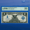 Fr.233 1899 $1 One Dollar Silver Certificate "BLACK EAGLE", PMG 55 EPQ