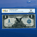 Fr.234 1899 $1 One Dollar Silver Certificate "BLACK EAGLE", PCGS 45