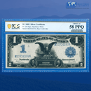 Fr.236 1899 $1 One Dollar Silver Certificate "BLACK EAGLE", PCGS 58 PPQ