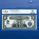 Fr.236 1899 $2 Two Dollars Silver Certificate "MINI PORTHOLE", PCGS 25 Comment