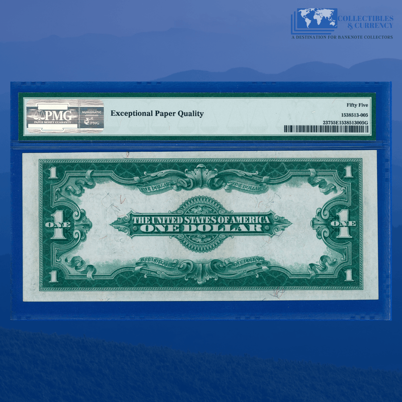 Fr.237 1923 $1 One Dollar Silver Certificate "HORSEBLANKET", PMG 55 EPQ