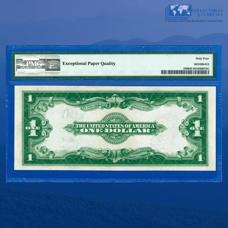 Fr.238 1923 $1 One Dollar Silver Certificate "HORSEBLANKET", PMG 64 EPQ