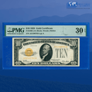 Fr.2400 1928 $10 Ten Dollars Gold Certificate, PMG 30 EPQ
