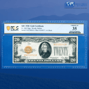 Fr.2402 1928 $20 Twenty Dollars Gold Certificate, PCGS 35