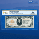 Fr.2402 1928 $20 Twenty Dollars Gold Certificate, PCGS 53