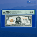 Fr.2404 1928 $50 Fifty Dollars Gold Certificate, PMG 35