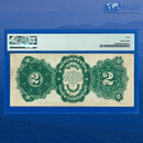 Fr.246 1891 $2 Two Dollars Silver Certificate "WINDOM", PMG 40